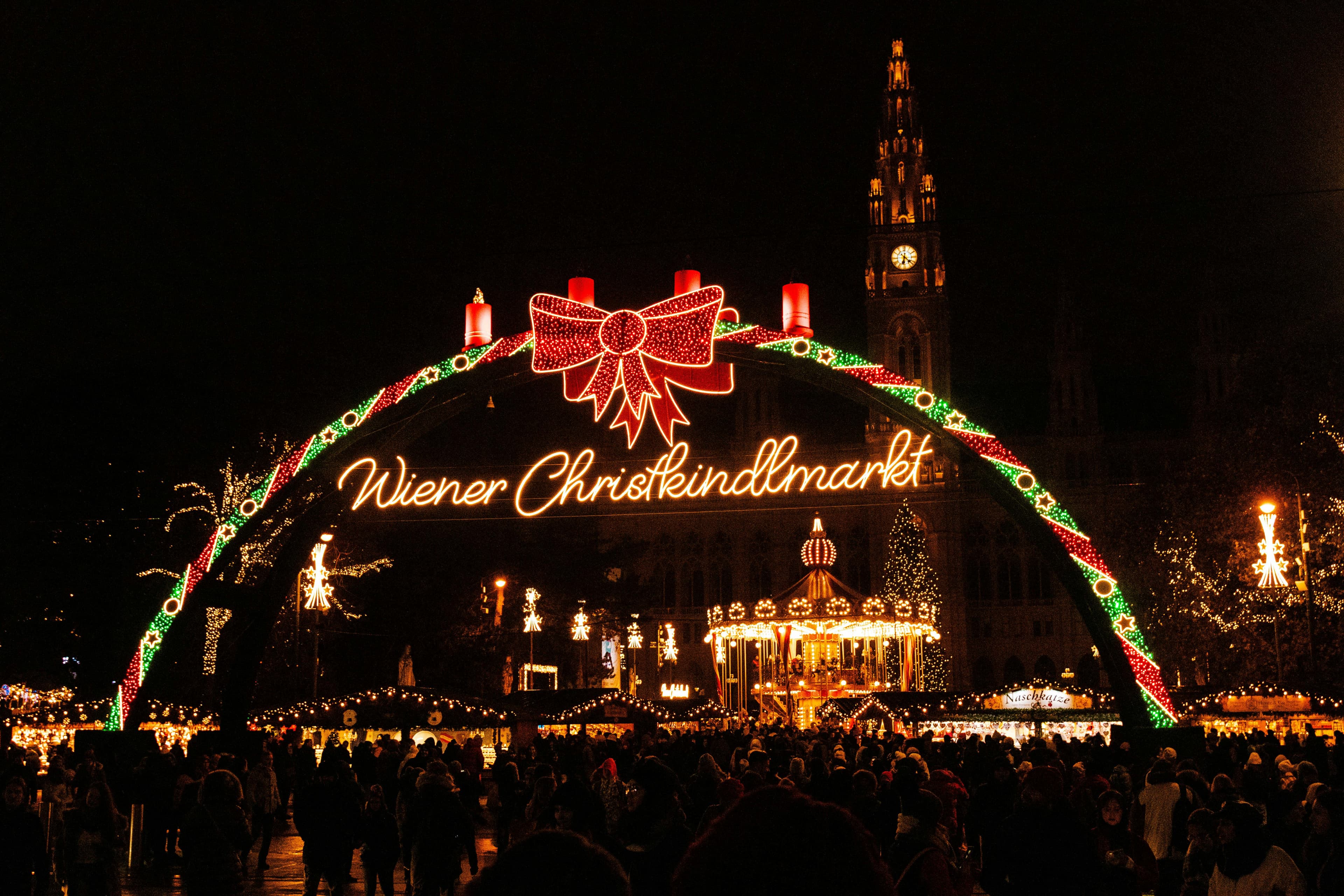 Viennese Christmas Market on City Hall Square - Rathausplatz